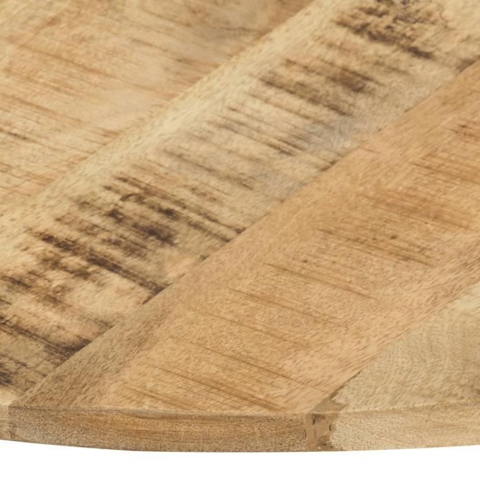 Tabletop Solid Mango Wood Round 15-16 Mm 70 Cm