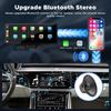 LAMTTO 9.26 Wireless Carplay and Android Auto with 2.5K Dash Cam, 1080P Backup Camera, Portable Touchscreen GPS Navigation for C