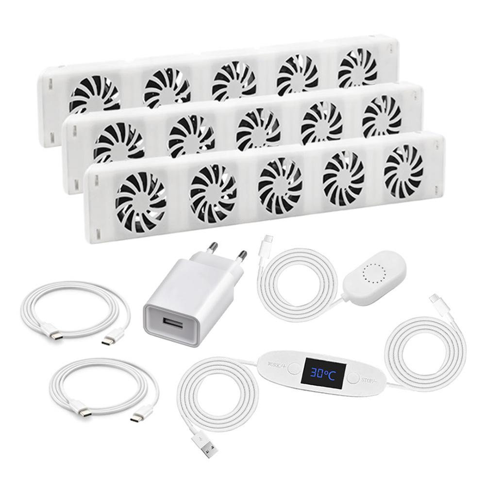 Apartment Heating Fireplace Cooling Fan Automatic Fan Heater Automatic Thermostat Easy To Install Energy-saving