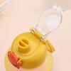 2026 Portable 1300ml Large Capacity Gradient Color Water Bottle Frosted Cup Plastic Straw Cup Sports Drinking Water Tool