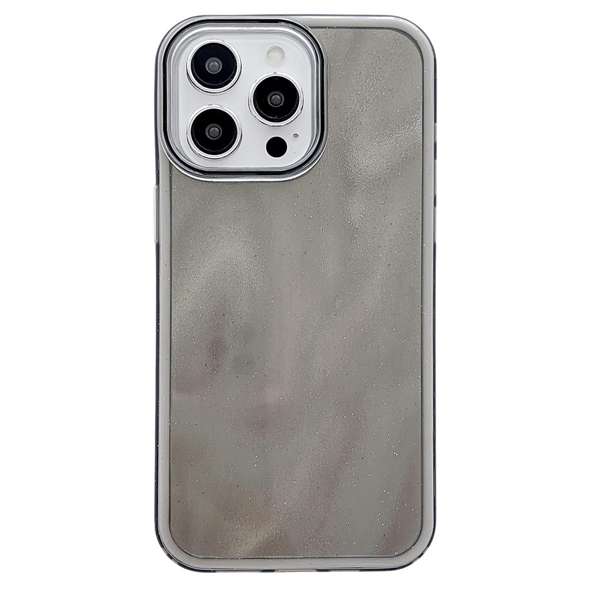 For iPhone 16 Pro Max Case Quicksand Glitter TPU+PC Shockproof Phone Cover C