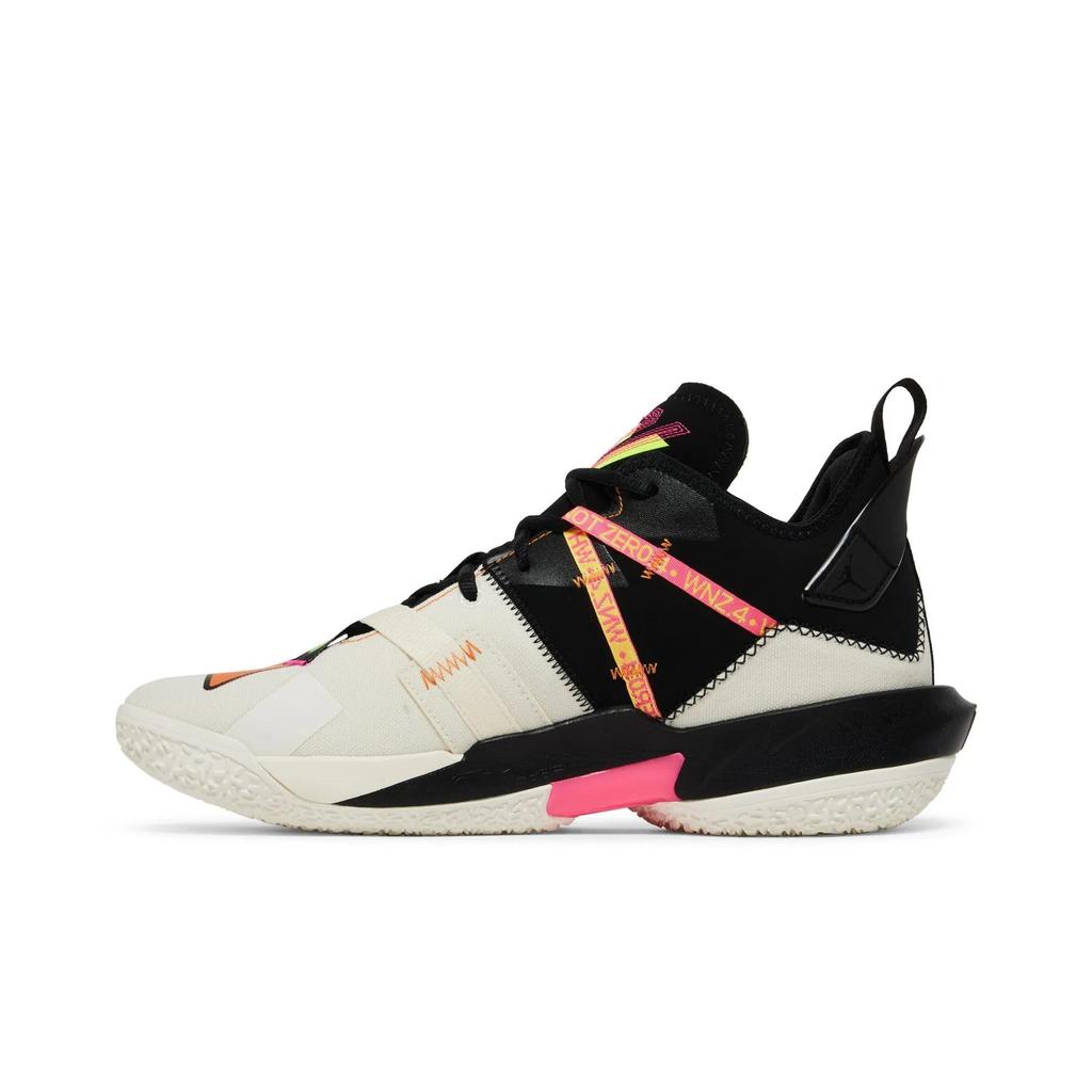 Air Jordan Why Not Zer0.4 PF 'Shattered Backboard' (Unisex) Pale Ivory / Black / Alpha Orange Basketball Shoes DD4886 100