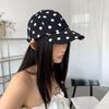 Atmungsaktive Polka Dot Baseballkappe Polyester Sonnenhut Japanischer Schirmmütze Reise