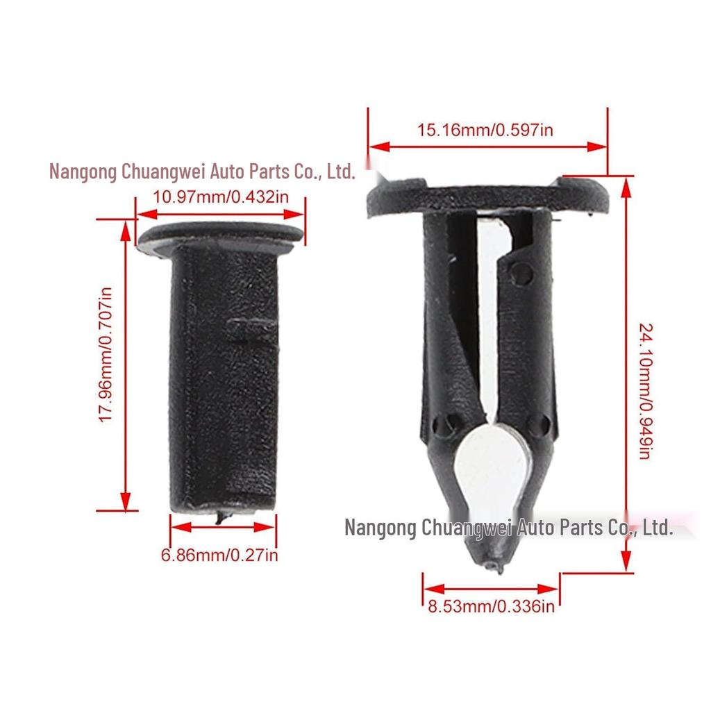 Ford Focus, Mondeo, S-Max, Fiesta, Kuga Retainer Clip for Bumper/Fender B27