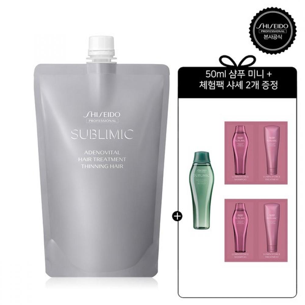 

Shiseido Professional Hair Treatment Adenovital Refill 450g Single option