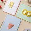 3 Piece Set With Storage Stand Cutting Board Raw and Cooked Classification PP Chopping Board Food Preparation Kitchen Mats