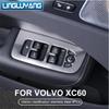 Car Styling for Volvo Xc60 S60 V60 Left Drive Lifter Button Stickers Interior Stainless Steel Decorative Accessories