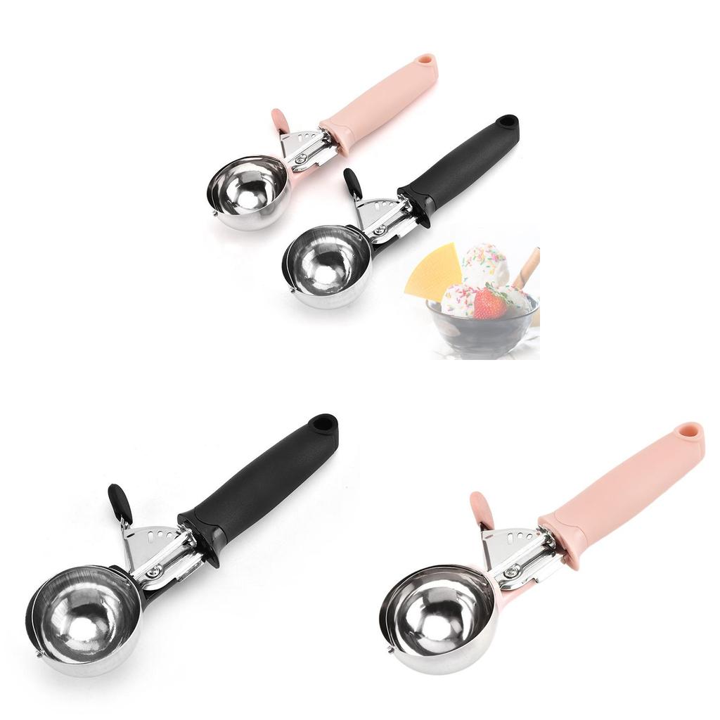 Stainless Steel Ice Cream Scoop With Logo For Home And Commercial Use