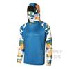 Men's sunscreen clothing summer UV protection breathable quick drying outdoor fishing clothing Luya fishing clothing hooded with mask
