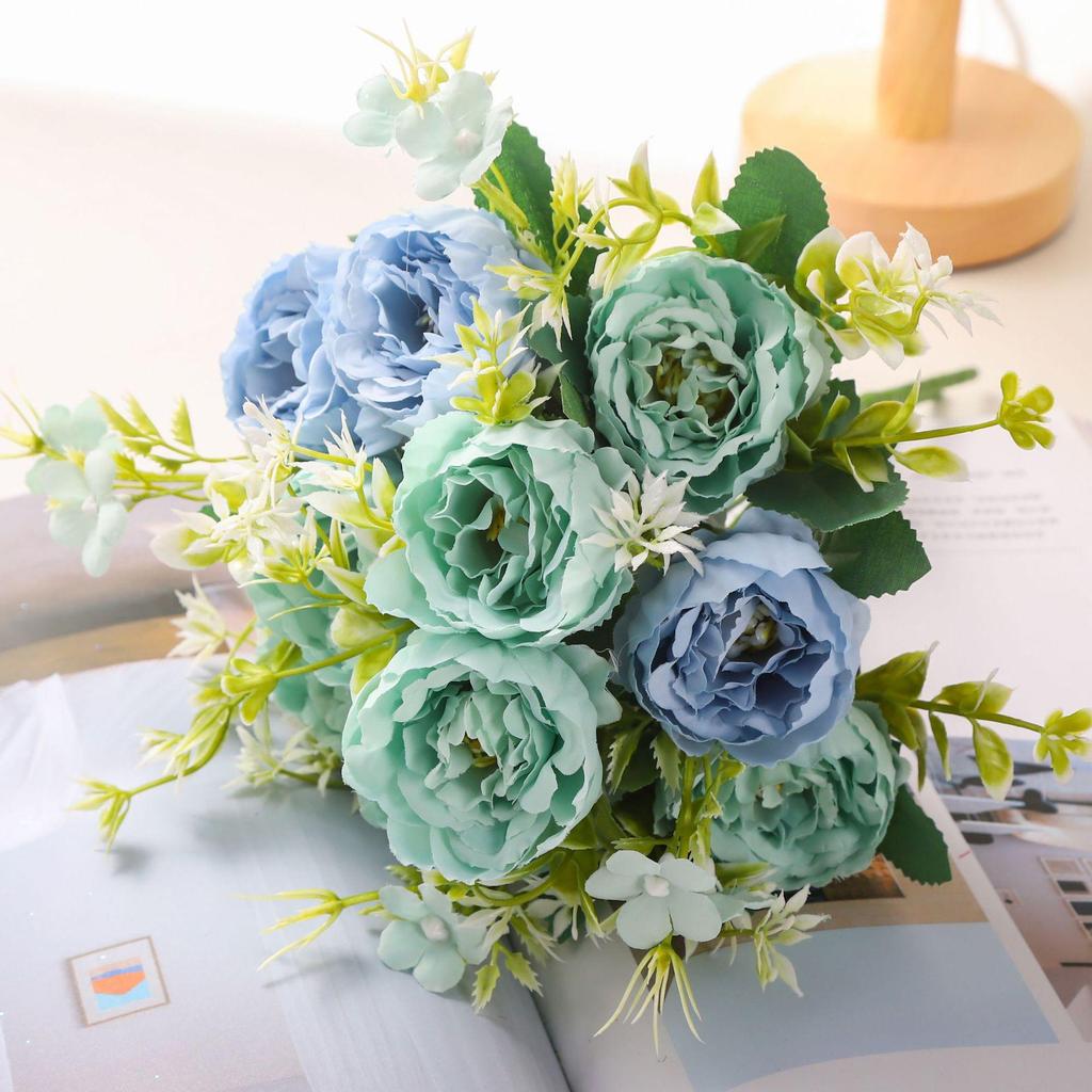 Peony Artificial Flower Bouquets for Weddings & Home Decoration
