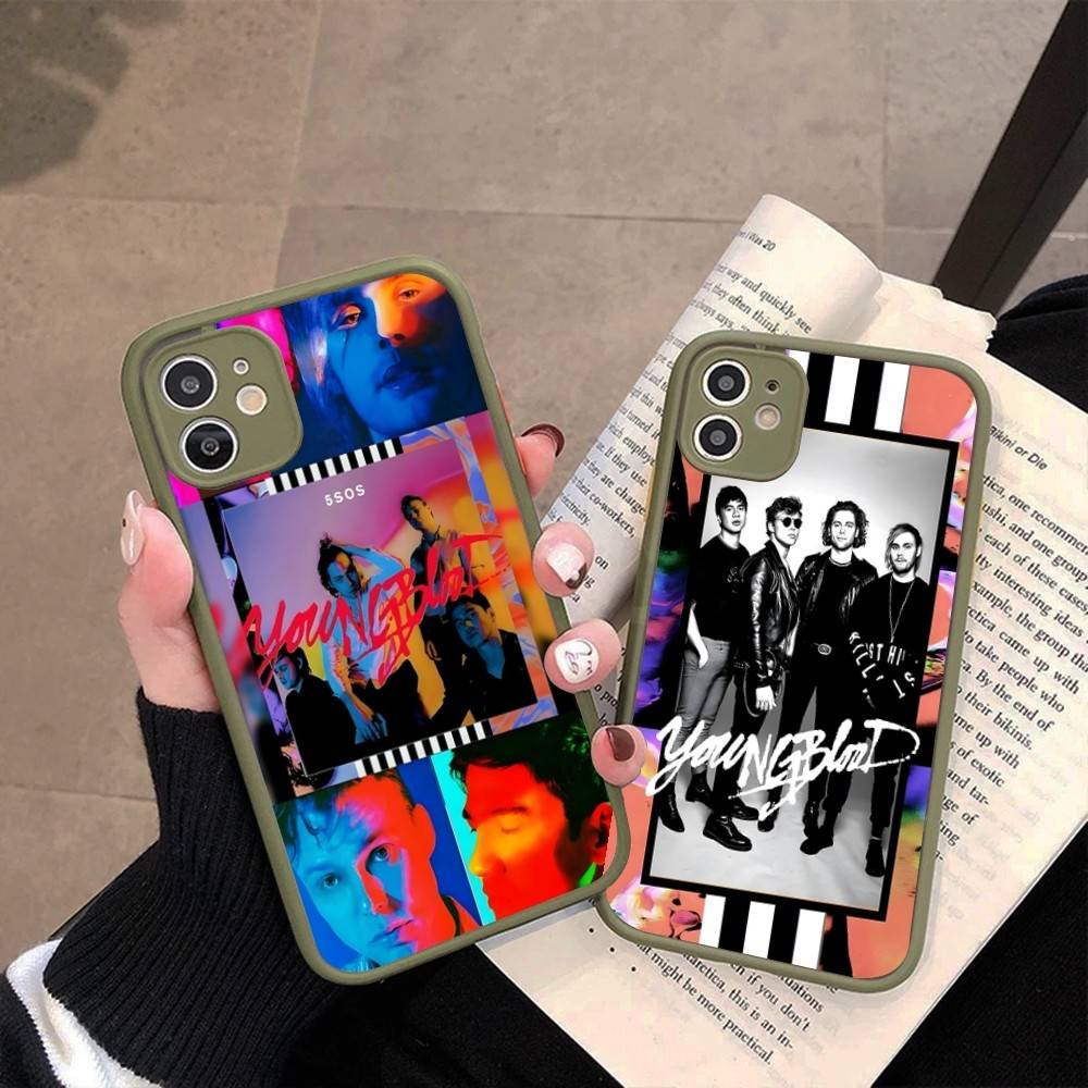 Seconds-of-Summers-5SOS Phone Case For IPhone 16 15 14 13 12 11 Pro Max XS Max X Plus Matte Shockproof Cover