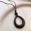 Niche Design Long Sweater Chain Boho Retro Neck Accessory New Clothing Pendant  Women Accessories