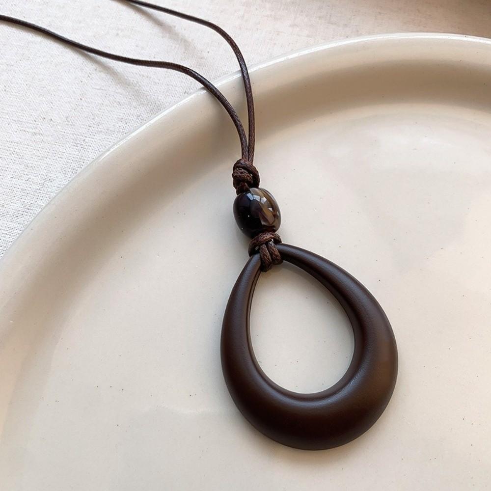 Niche Design Long Sweater Chain Boho Retro Neck Accessory New Clothing Pendant  Women Accessories