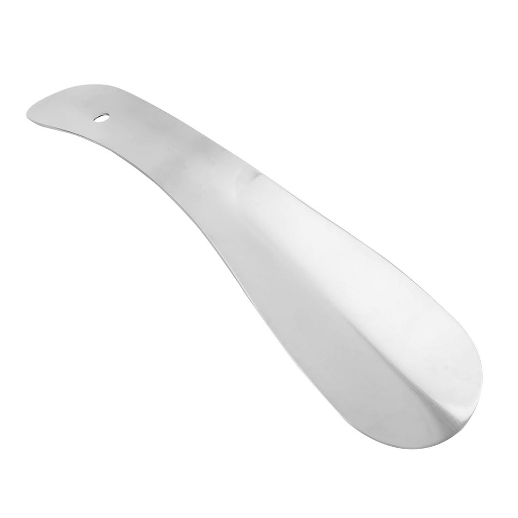 Men Women Stainless Steel Shoe Horn Daily Travel Portable Seniors Metal Shoehorn 17.5cm