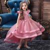 Girls' Formal Princess Dress with Train – Wedding, Runway, Piano Performance, Puffy Skirt