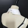 Fashion Detachable Shirt Collar Accessory Victorian Layered Ruffled Front Lapel False Collar Blouse Top for Women Favor