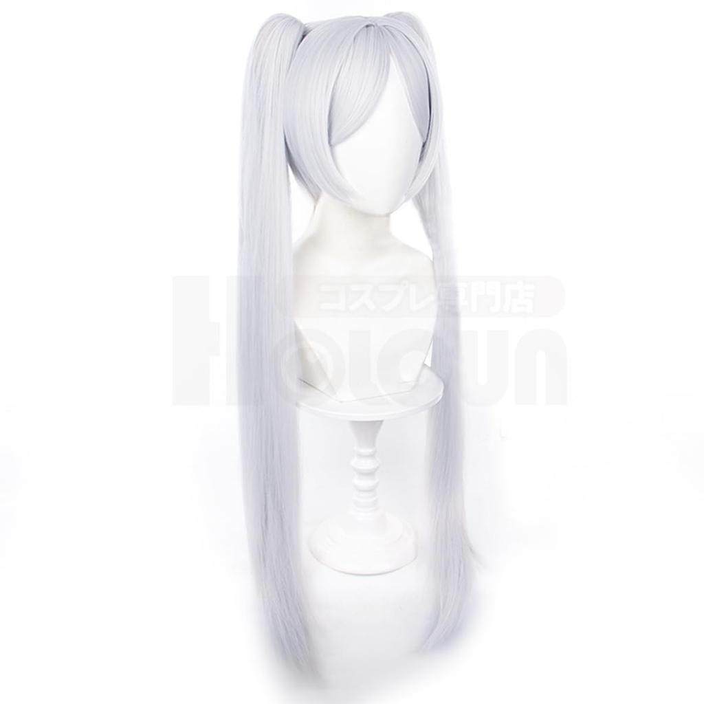 Freelen Fern Stark Himmel Cosplay Wick Single Braid Wig Wig Cosplay Anime Halloween Costume Performance Clothes Holiday Gift Cosplay Accessories