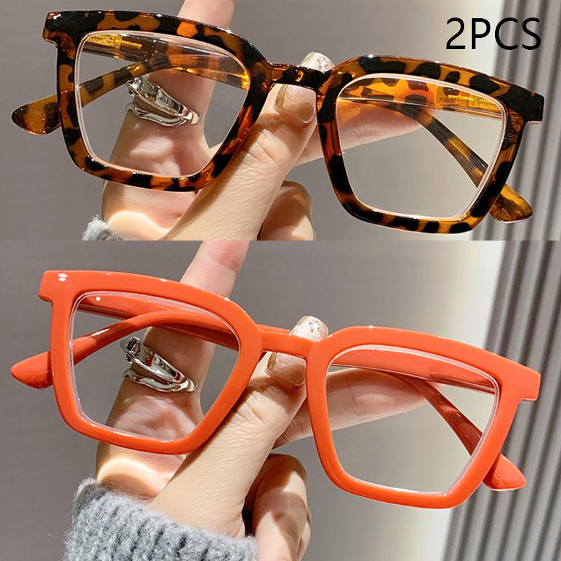 1/2/3PCS Anti-blue Light Reading Glasses Square Frame Women Small Frame Blue Light Blocking Glasses 2209