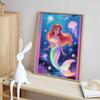 Disney 5D DIY All Diamond Art Painting Kit Mermaid Under Sea Home Decor Gift