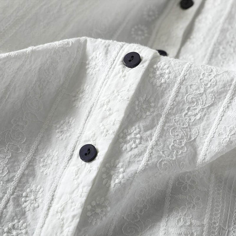 Shirt for Women Summer Oversize Cotton Loose Casual Long Sleeve Soft Loose Shirt Top