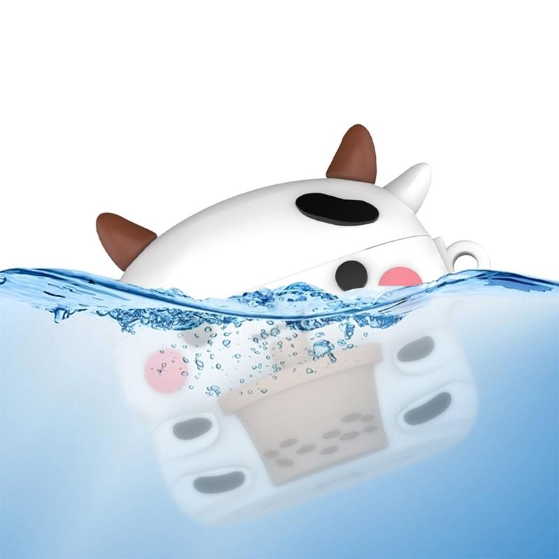 Ergonomic Silicone Case Sleeve Housing for Air Pods 4 Wireless Headphone Antislip Dustproof Water Resistant Nonslip Skin