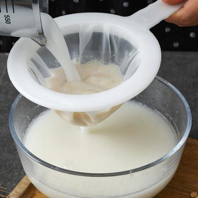 Colino da cucina con filtro per il latte di soia ultrafine da 200 maglie per uso domestico, filtro per la separazione del succo spremuto per bambini