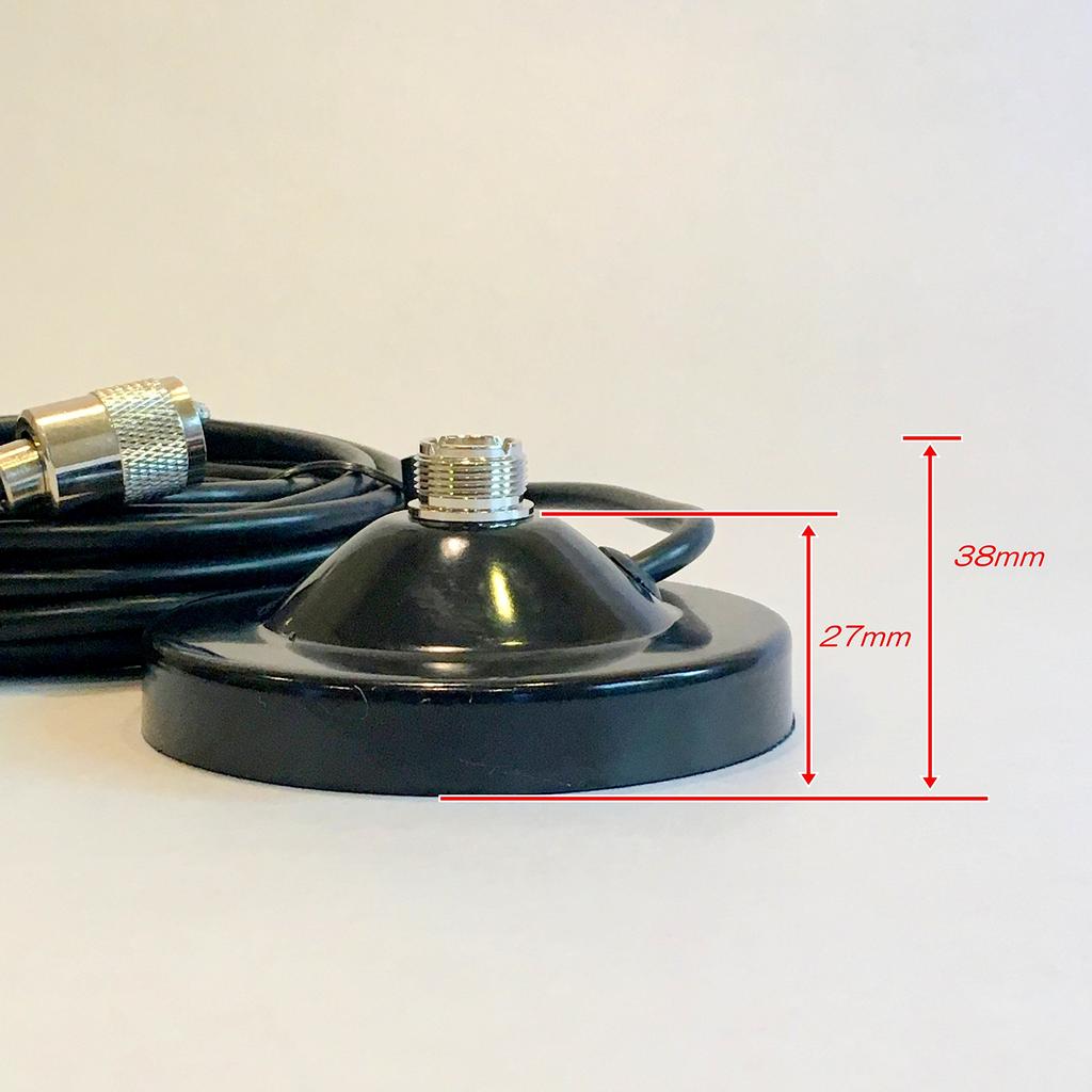 Mobile Soft Antenna and Magnetic Base Cable 5m Tangent <Fukurokuju> (coaxial MJ-MP)