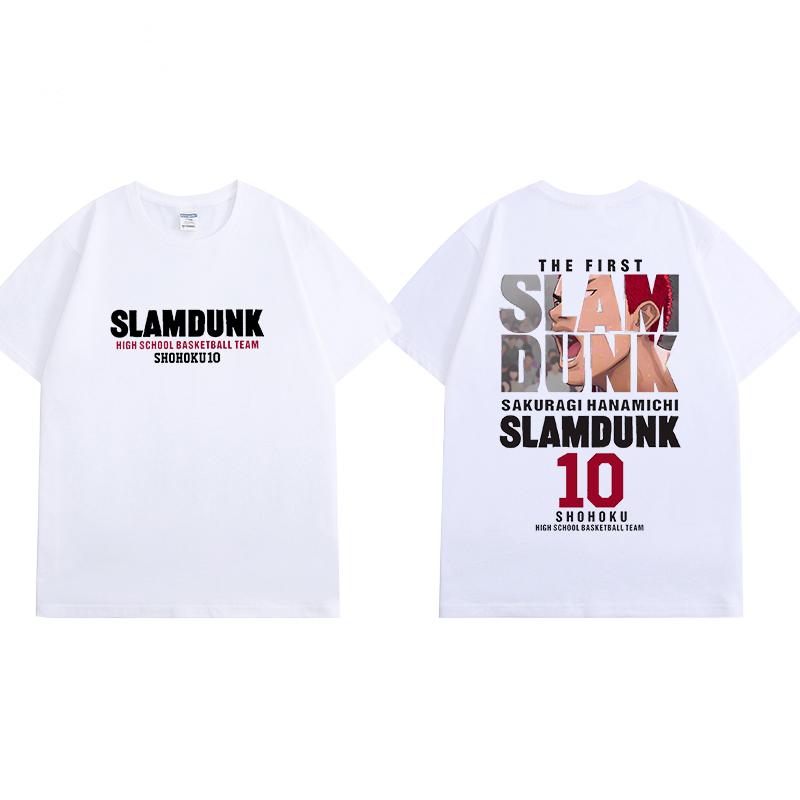 25 Theatrical Version of The Big Movie SLAM DUNK T-shirt SLAMDUNK Peripheral Support Clothes Sakuragi Blossom Road Short Sleeves
