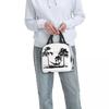 Beach Hammock Pattern Insulated Lunch Bag for Women Kids Portable Food Boxes Thermal Lunch Box Tote
