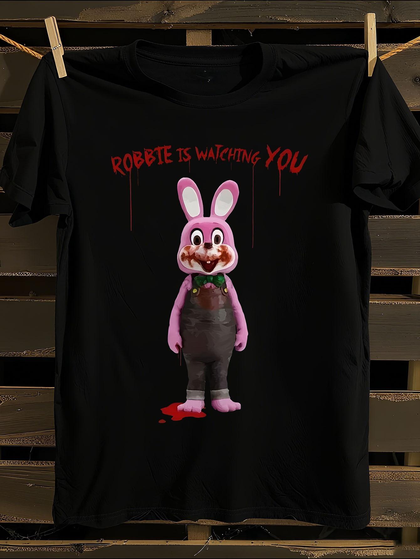 Robbie Rabbit Horror Game T-shirt L