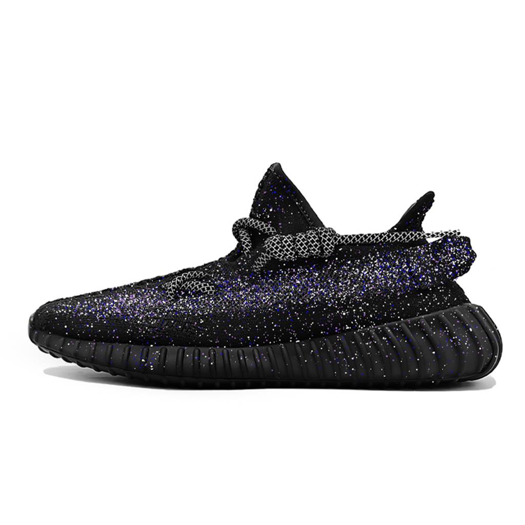 Adidas Originals Yeezy Boost 350 V2 Baby's Breath Starry Sky Fabric Cushioning Abrasion Resistant Low top Casual Shoes HQ4540(Team499--S-BOX)