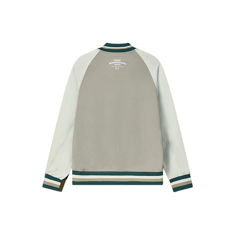 Fila Color Block Casual Knit Jacket Men Jackets Green F11M233501F-KK