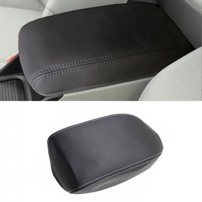 New Leather Center Console Lid Armrest Cover Black US For Honda Civic 2012-2014