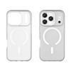 For iPhone 17 Pro Case Compatible with MagSafe TPU + PC Matte Translucent Phone Back Cover