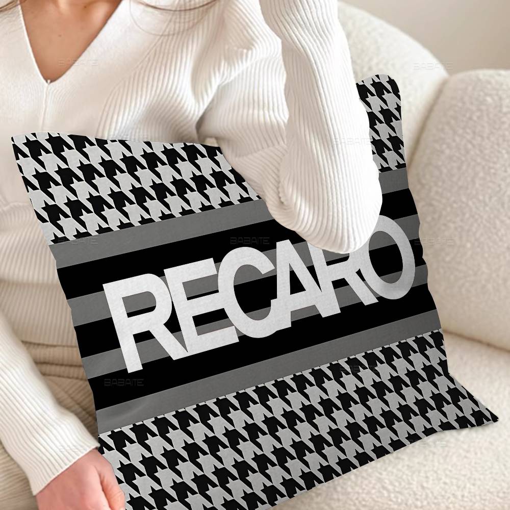 Trendy R-Recaros Logo Cushion Cover Pillowcase Upholstery Sofa Throw Pillow Home Decor Pillowcas