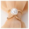 Silk scarf buckle creative fashion cross hollow sweet pearl crystal shawl buckle versatile small square scarf decorative button