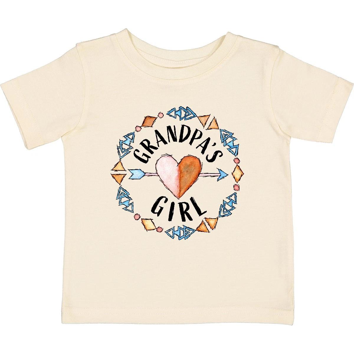 Inktastic Grandpas Girl- Arrow, Heart, Circle Baby T-Shirt Family Grandpa For 120