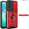 Slide Lens Camera Protection Funda for Honor X7B Case for Honor X7B Armor Case Magnetic Ring Stand Holder Cover Shockproof Capa