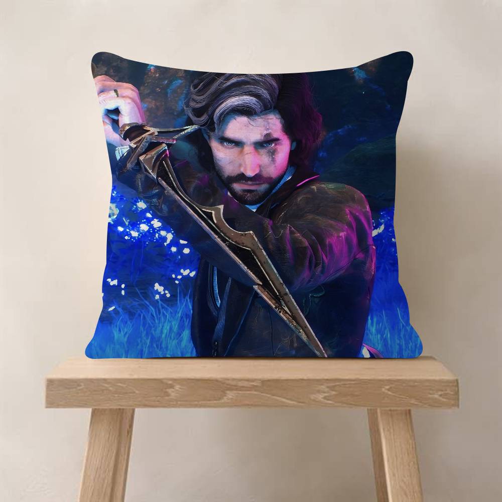 Game Clair Obscur Expedition 33 Maple Design Cushion Cover Happy Autumn Harvest Decor Holiday Decorati Pillow Cover