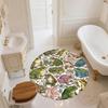 Frog pattern round rug,Carpet Rug for Living Room Bedroom Sofa Playroom Decor,Non-slip Floor Mat,Holiday Gifts and Birthday Gifts