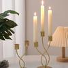 Iron Candlestick Holder Nordic Wedding Metal Candle Stand for Home Room Decor