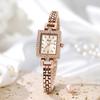 High Value Alloy Bracelet Watch Medieval Small Square Plate Exquisite Quartz Watch Women'S Small Light Luxury Waterproof Watch