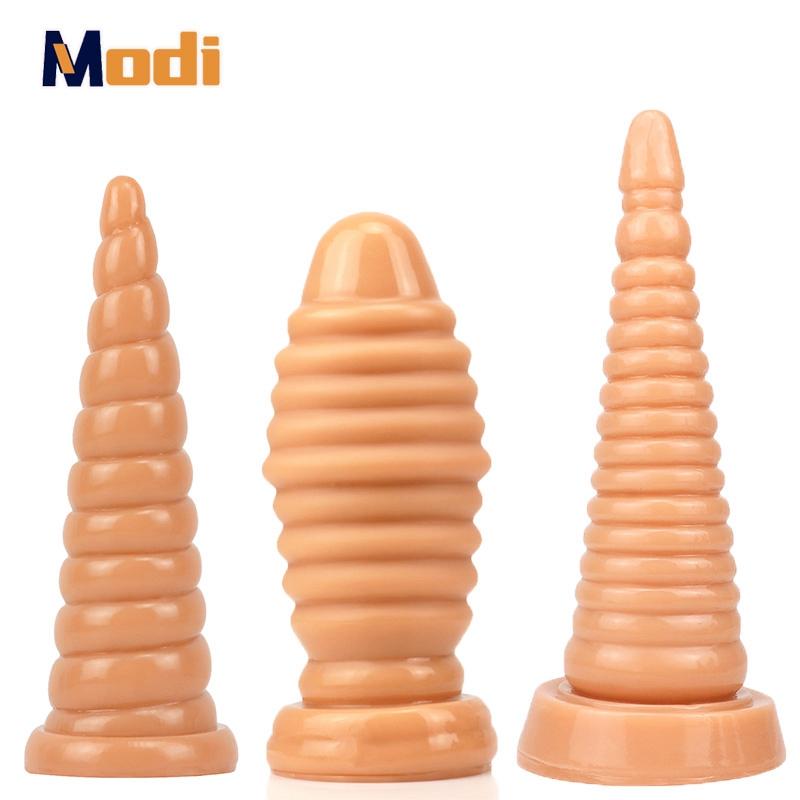 MoDi Soft Anal Plug Dildos Stimulate Vagina and Anus Big Butt Plug Anal Dilator Sex Toys for Women and Men
