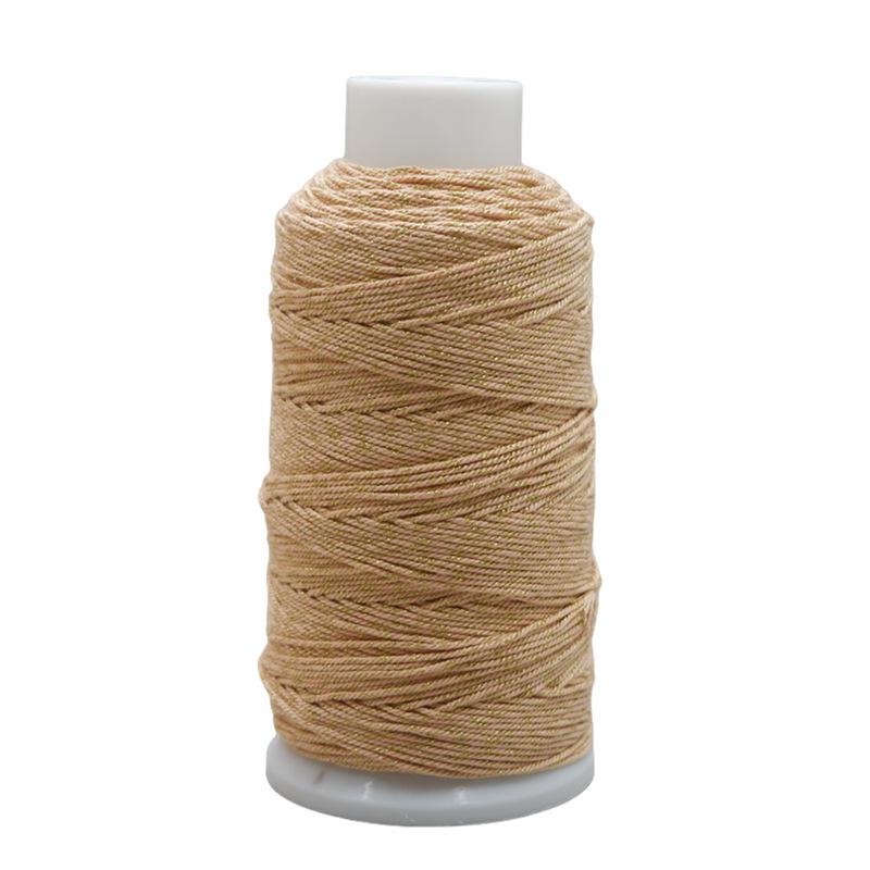 Large Roll 100G Gold Hand Rubbing Cotton Thread 1.0Mm Tibetan Hand Rope Tassel Thread Diy Wenwan Bodhi Special Braided Thread