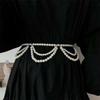 Pearl Fashionable Retro Waist Chain For Women Great For Summer Dresses And Attire Stylish