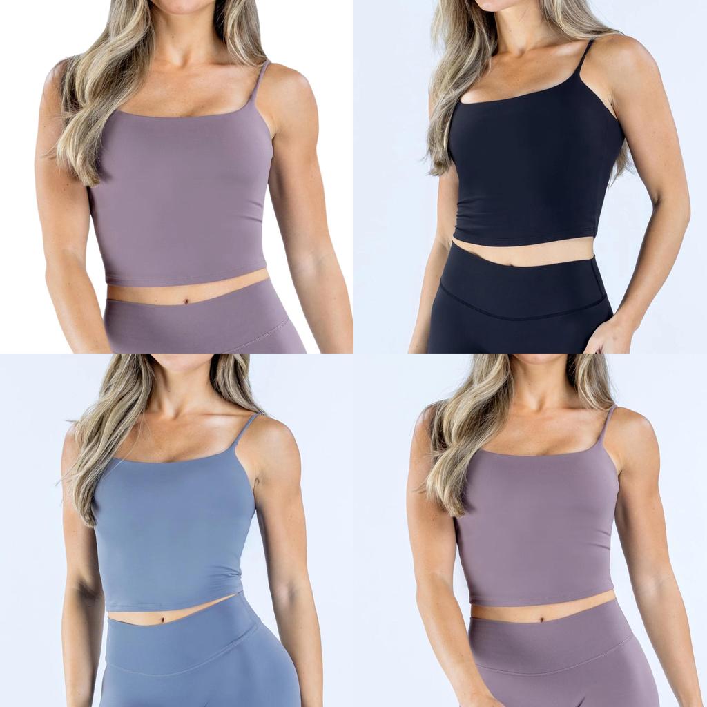 Womens Yoga Tank Top With Doublesided Fleece For Workout And Outdoor Running
