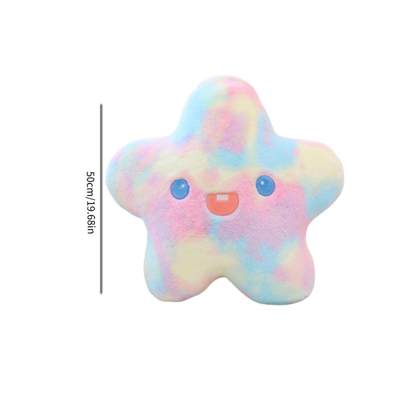 

Пентаграмма Звезда Луна Подушка для сна Подушка Плюшевая игрушка Реквизит для фото Декорация Pink Star,50cm/19.68in