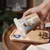 CLITON Disposable Transparent Plastic Cups with Lids