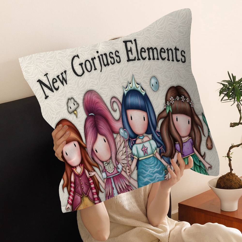 S-Santoro G-Gorjuss Подушка Подарок Домашний Офис Декор Спальня Диван Автомобильная Подушка Чехол 45x45 30cmx30cm