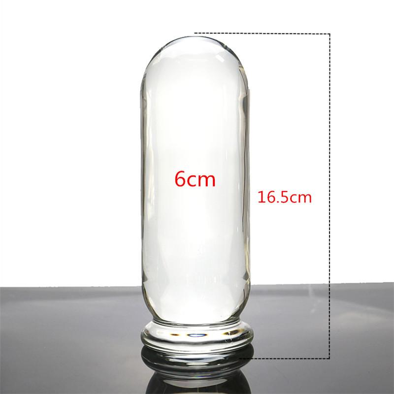 Glass anal plugs, prostate massagers, dilators, dildos, thick and large size for both men and women, stimulating anal sex toys